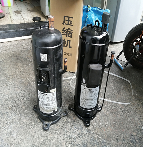 明水中央空调压缩机的更换维修